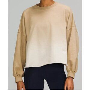 Lululemon LA Oversized Boxy Crew Trench Women’s Size M/L Ombre Pima Cotton
